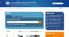 Desktop Screenshot of lib.ueh.edu.vn
